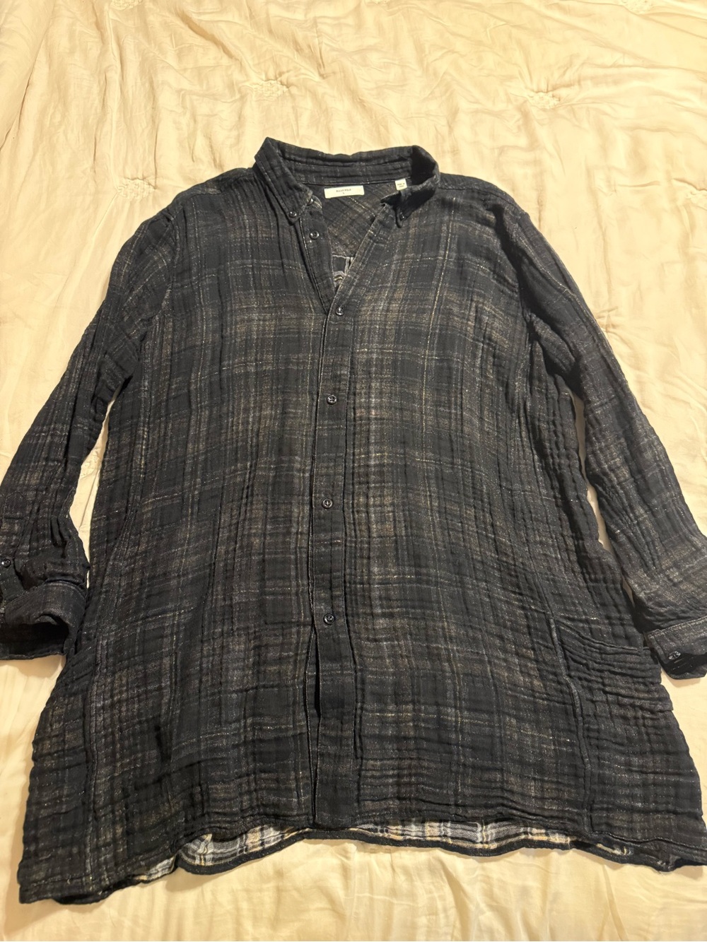 Billy Reid slightly sheer Plaid Casual Button-Down Shirt